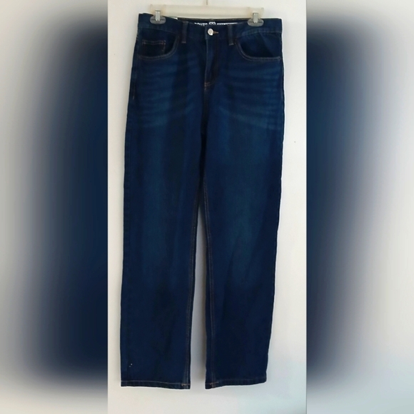 Route 66 Classic Straight Medium-to-Dark Wash Jeans Boys Size 16H - Picture 1 of 5